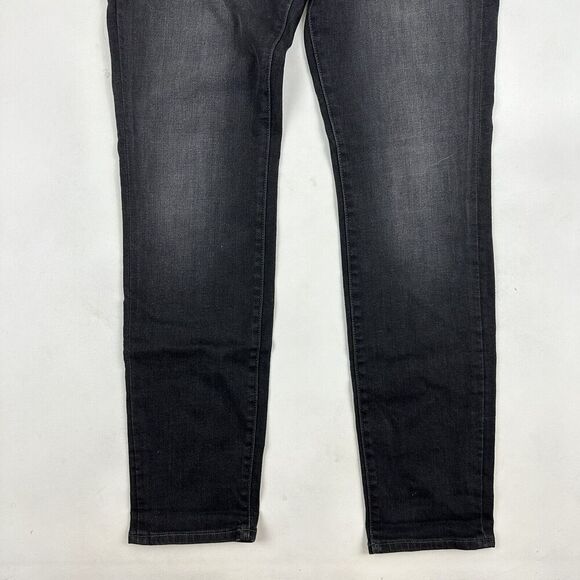 Lucky Brand Black/Gray Olivia Skinny Denim Jeans Size 12 / 31 Stretch - Picture 4 of 8